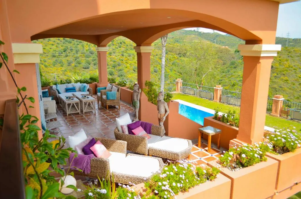 Terrace, The Marbella Heights Boutique Hotel, Costa Del Sol