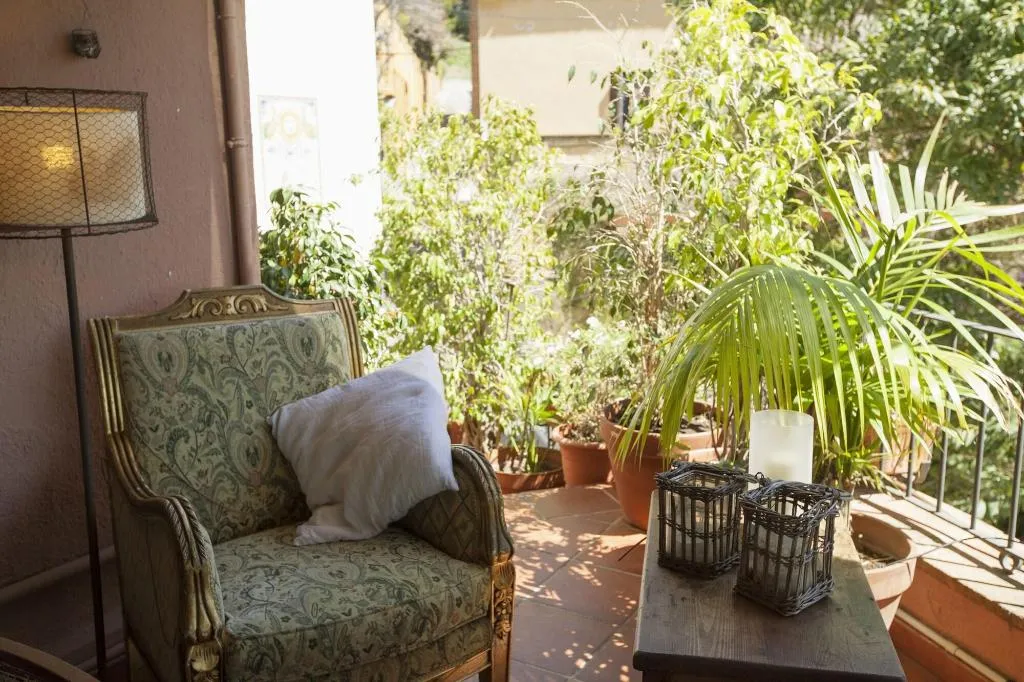 Terrace, Hostal De La Plaça, Barcelona