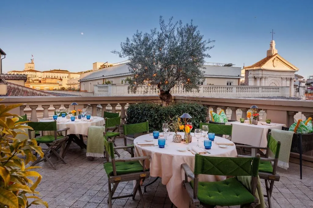 Restaurant, Singer Palace Hotel, Rome