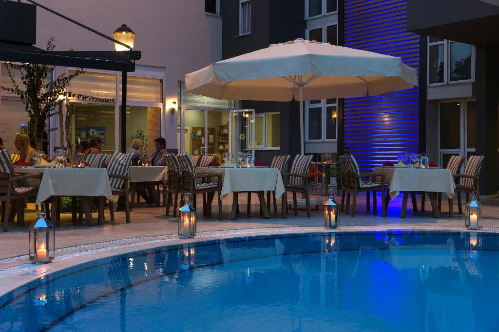 Restaurant, Kleopatra Tuna Apart Hotel, Antalya