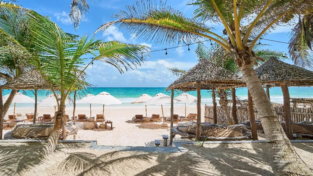 Beach, Hotel Dos Ceibas Eco Retreat Tulum, Cancun Area