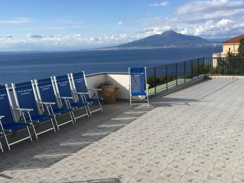 Terrace, Hotel Britannia, Naples