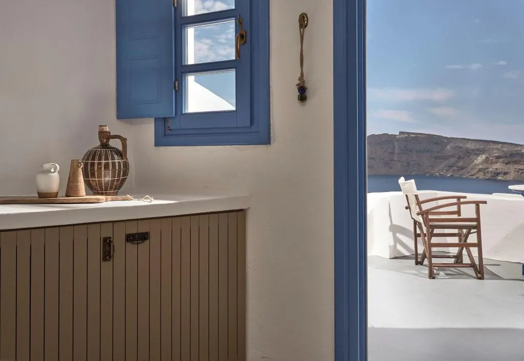 DOUBLE SEA VIEW Room, Esperas Houses Apartments, Santorini