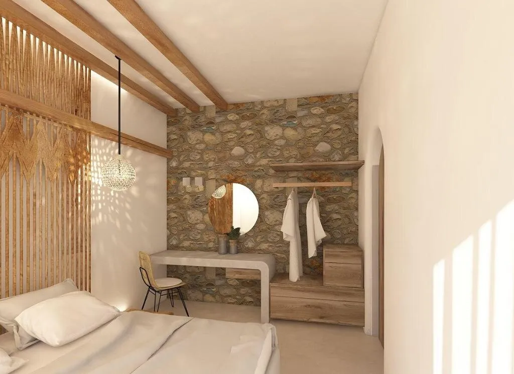 Room, Makris Beach Hotel, Santorini