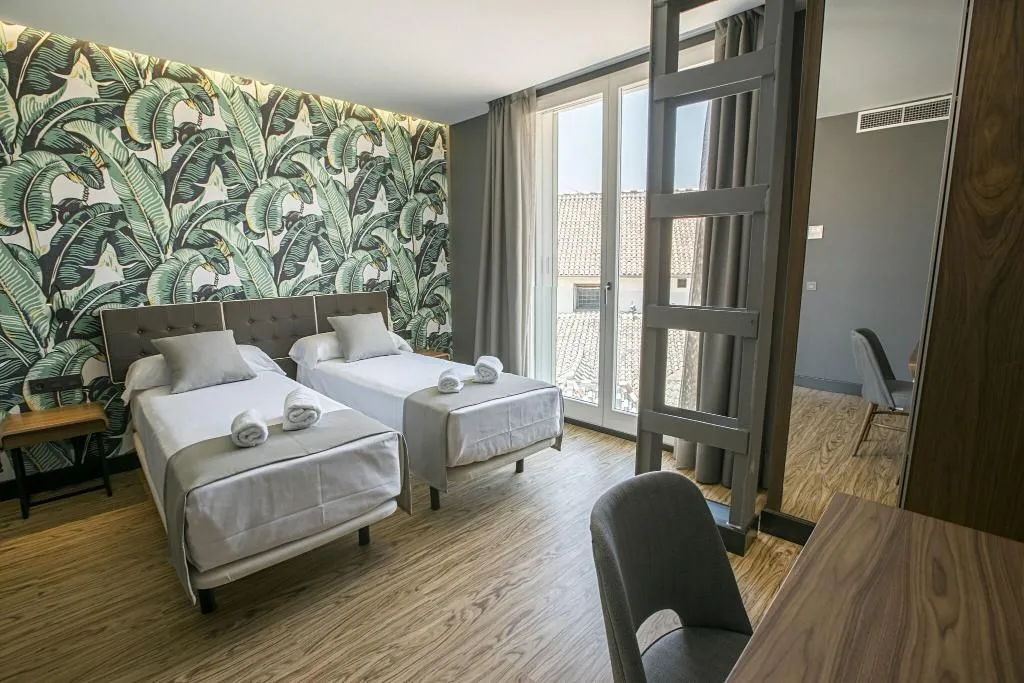 DOUBLE QUEEN SIZE BED Room, Málaga Premium Hotel, Costa Del Sol