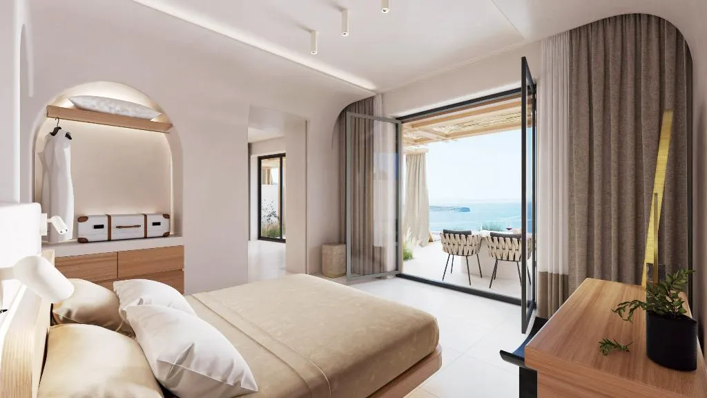 JUNIOR SUITE WITH JACUZZI Room, Santo Mine Oia Suites, Santorini