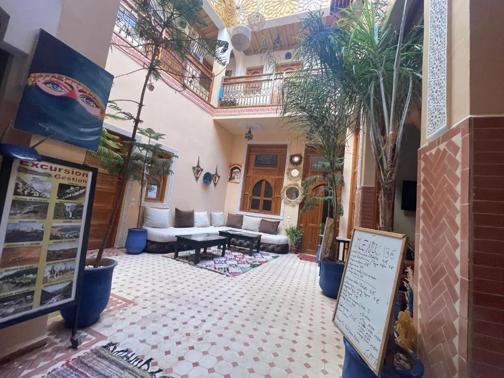 General view, Riad Jnan Adam, Marrakech