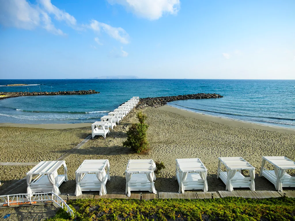 Beach, Knossos Beach Bungalows & Suites, Crete