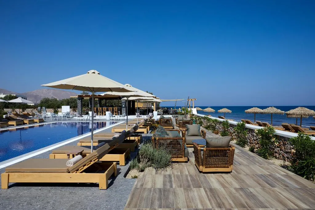 General view, Sea Breeze Santorini Beach Resort, Curio Collectio, Santorini