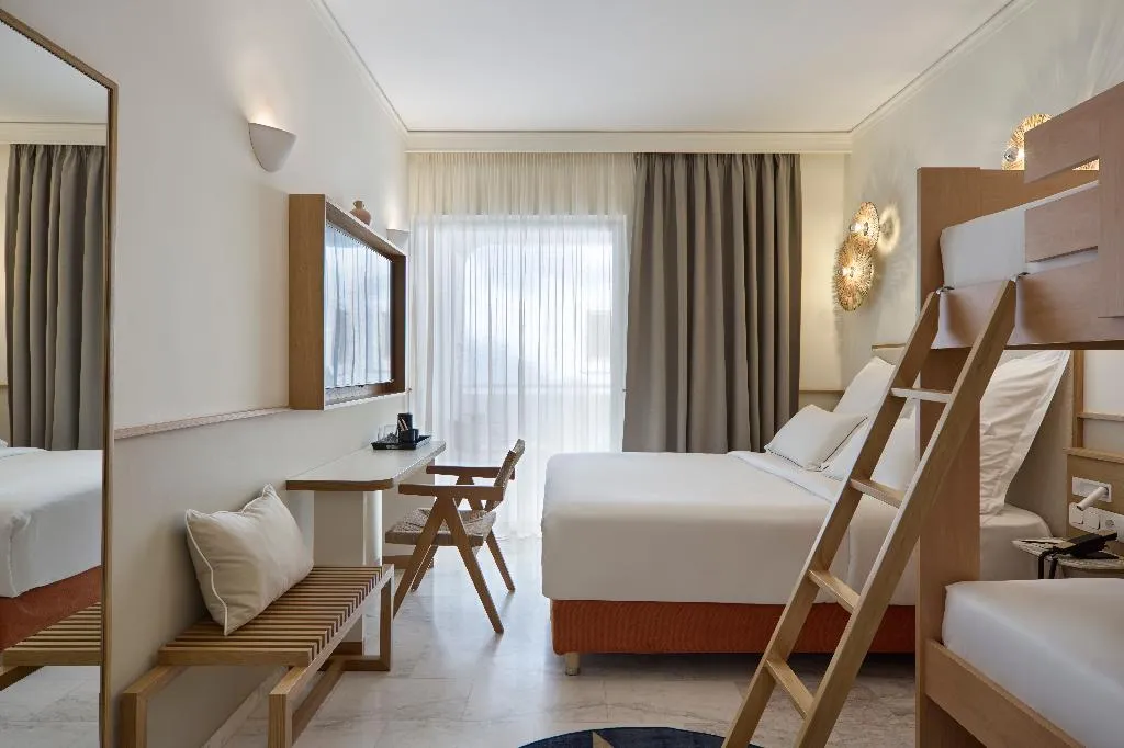 FAMILY ROOM BUNK BED Room, Brown Beach Chalkida Resort, Athens