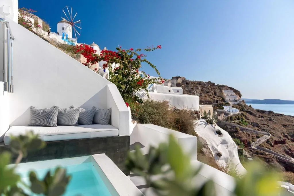 Terrace, Marizan Caves & Villas, Santorini, Santorini