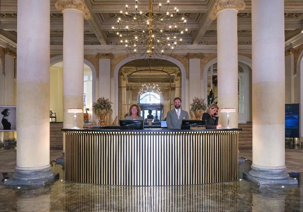 Lobby, Grand Hotel et des Palmes, Palermo