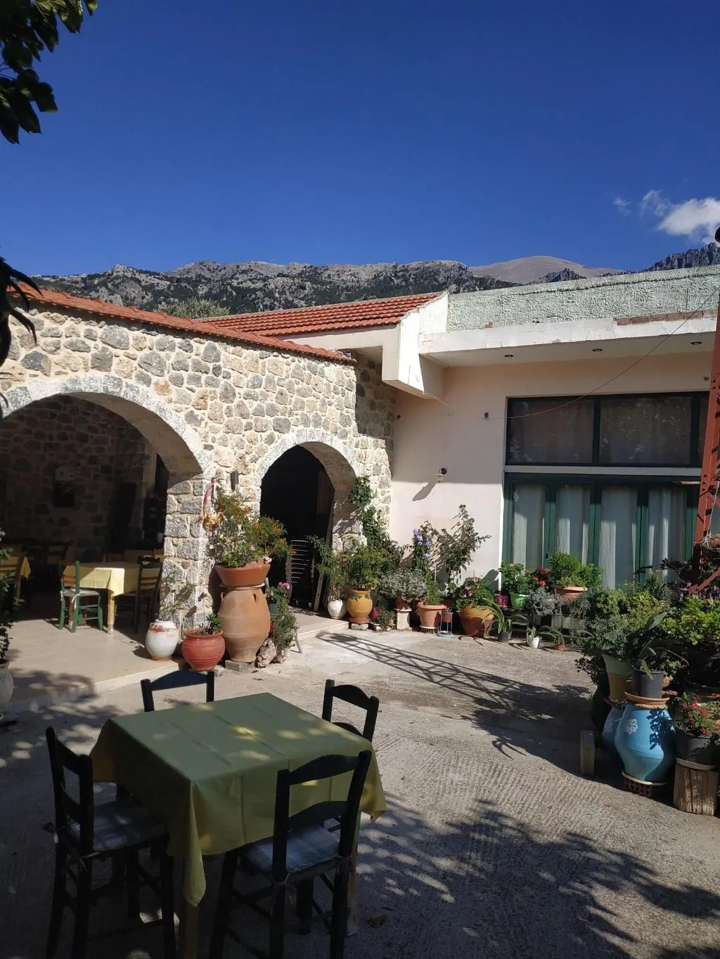 Restaurant, Windy Place, Crete