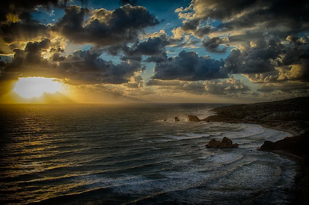 Beach, Hylatio Tourist Village, Cyprus