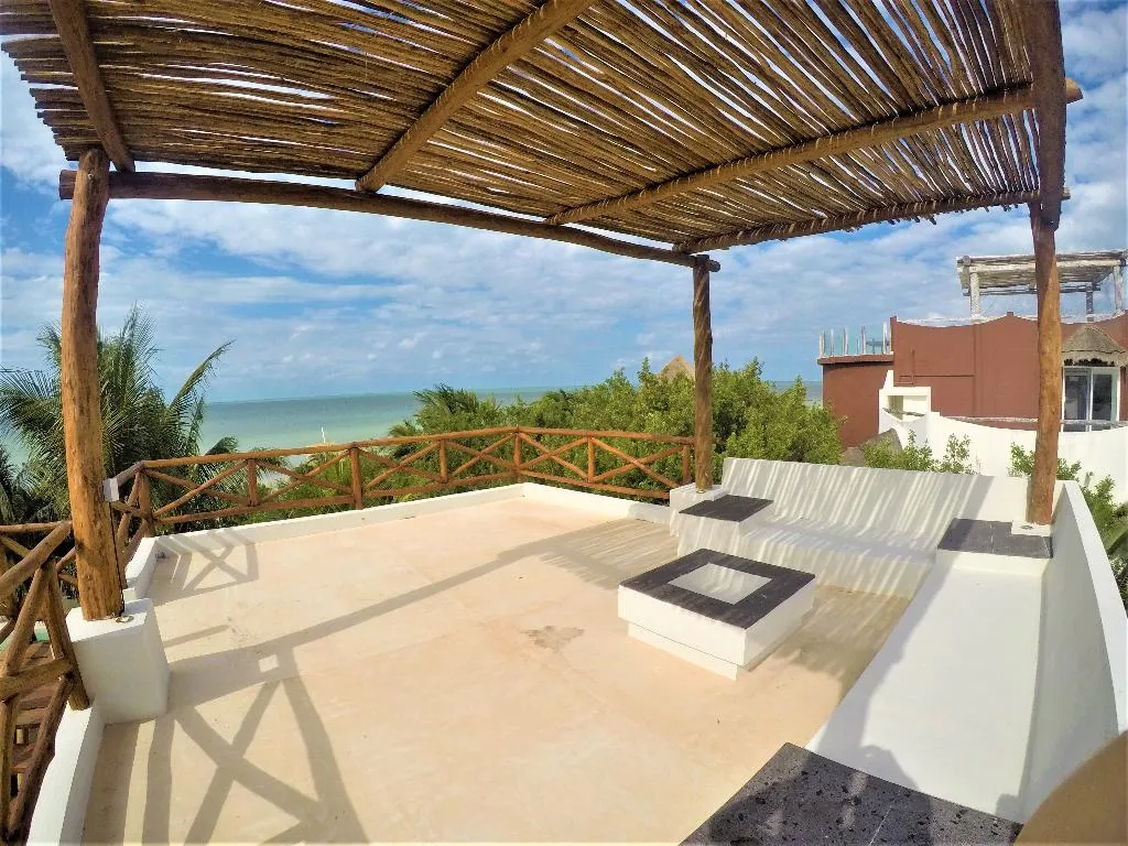Terrace, La Puerta Azul Beachfront - Adults Only, Cancun Area