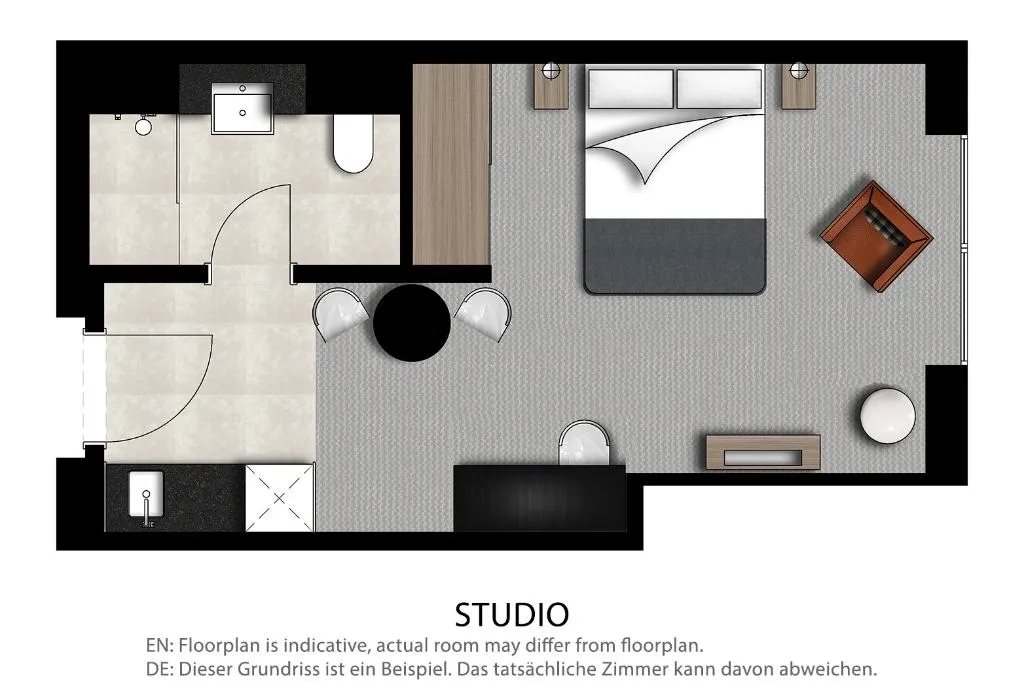 STUDIO STANDARD Room, Adina Apartment Hotel Berlin Mitte, Berlin