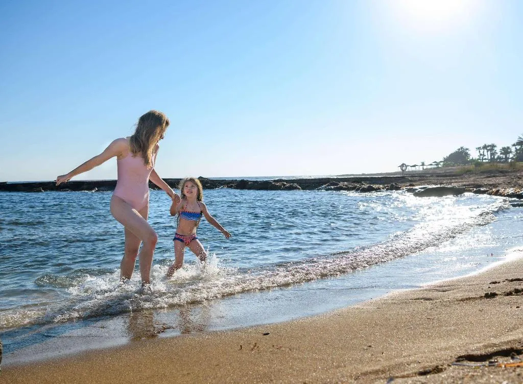 Beach, Constantinou Bros Athena Beach Hotel, Cyprus
