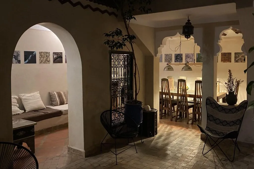 General view, Riad Of The Storks, Marrakech
