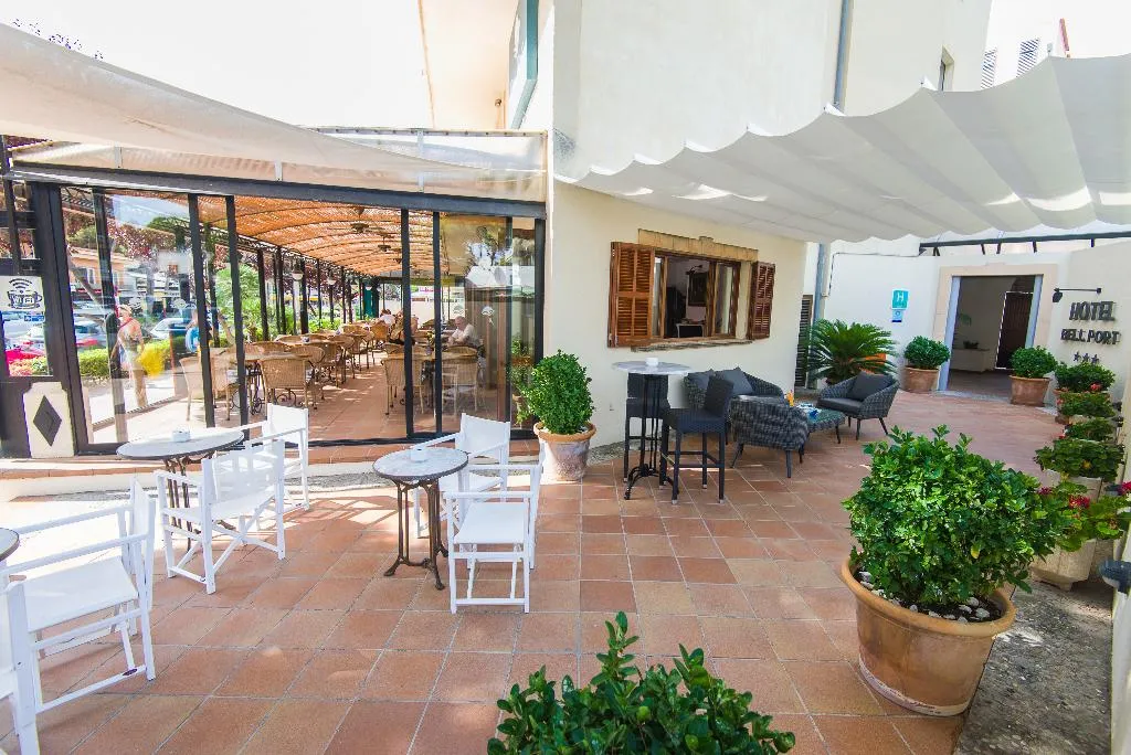 Terrace, Hotel Bell Port, Majorca