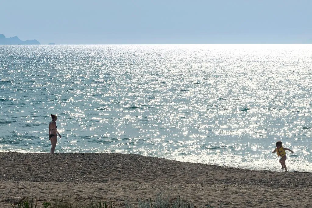 Beach, Ammoudia Maisonettes, Corfu