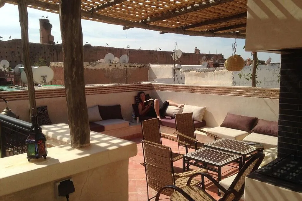 Terrace, Riad Of The Storks, Marrakech
