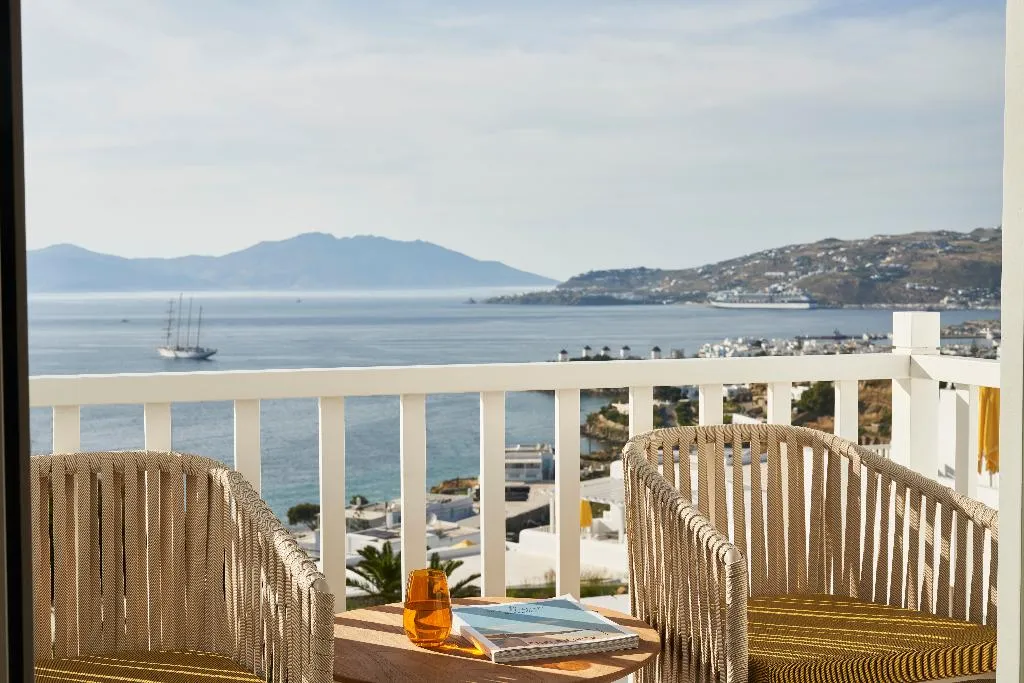 JUNIOR SUITE SEA VIEW Room, Myconian Korali Relais & Chateaux, Mykonos