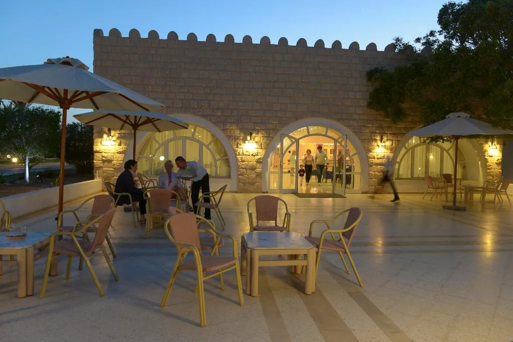 Terrace, Monarque Dar Jerba Zahra, Tunisia