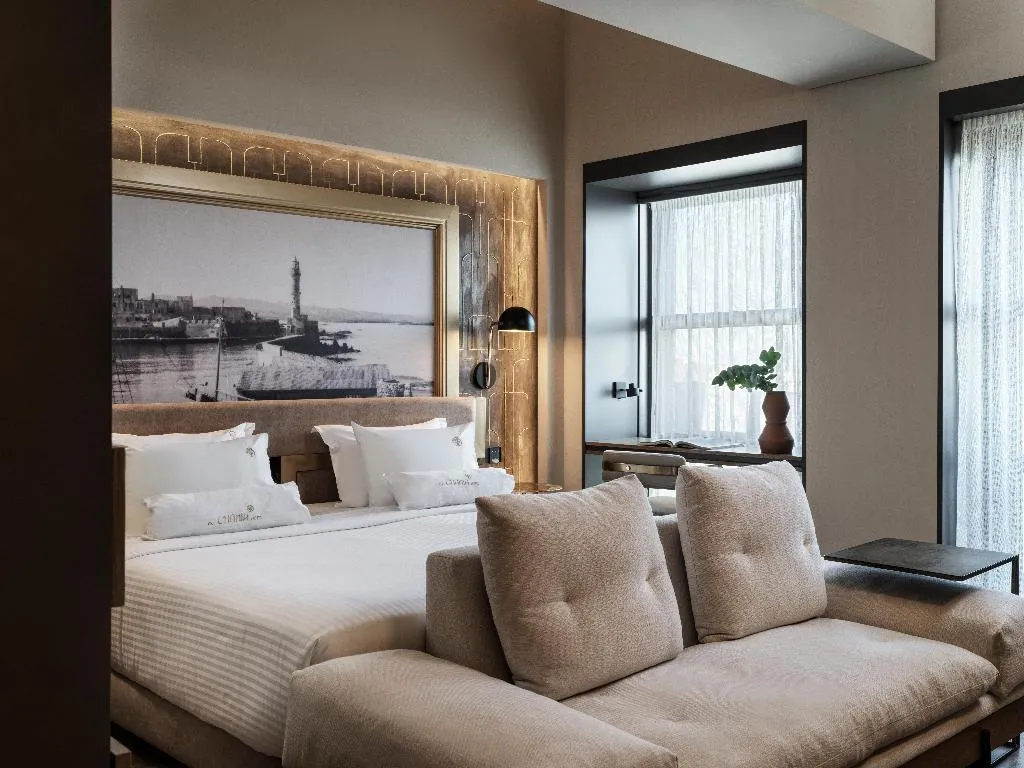 SUITE KING SIZE BED Room, The Chania Hotel Crete, Vignette Collection by IHG, Crete