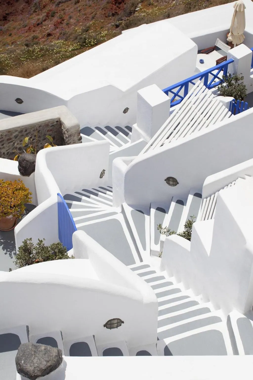 Lobby, Esperas Houses Apartments, Santorini