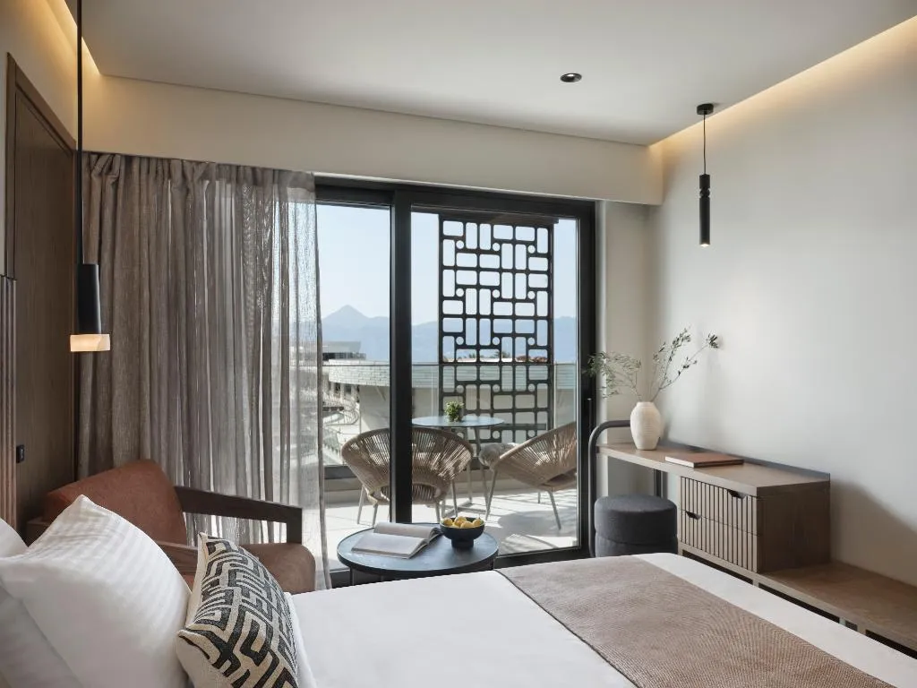 Double or Twin CLASSIC SEA VIEW Room, Rocca A Mare Heraklion - Handwritten Collection, Crete