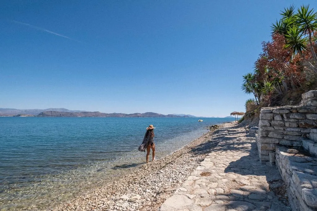 Beach, Meli Apartments & Villas, Kalamata