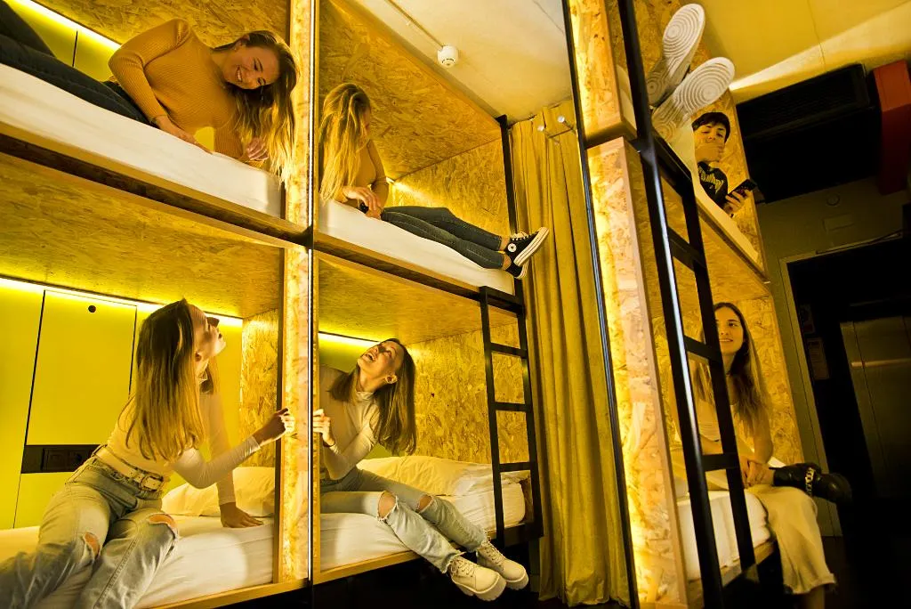 Bed in dormitory CAPACITY 6 Room, Bastardo Hostel, Madrid