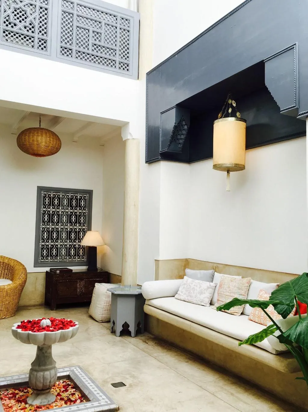 Lobby, Riad Tawargit, Marrakech