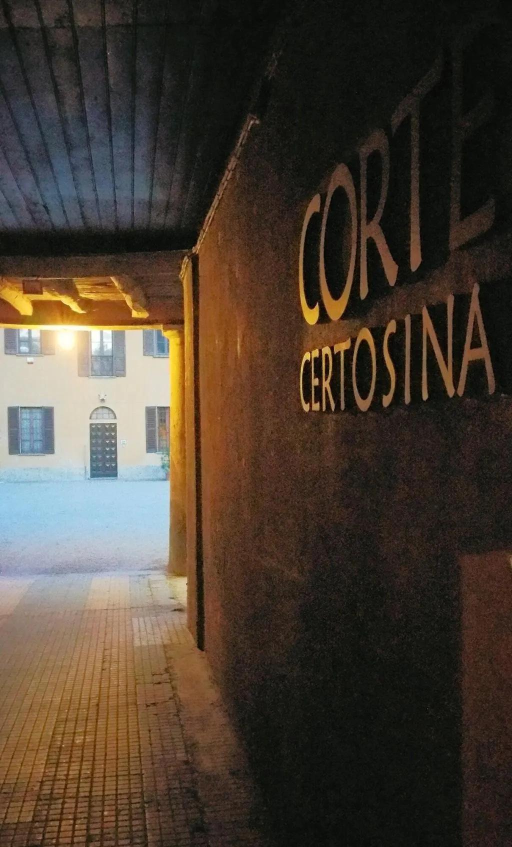 Lobby, Corte Certosina, Milan