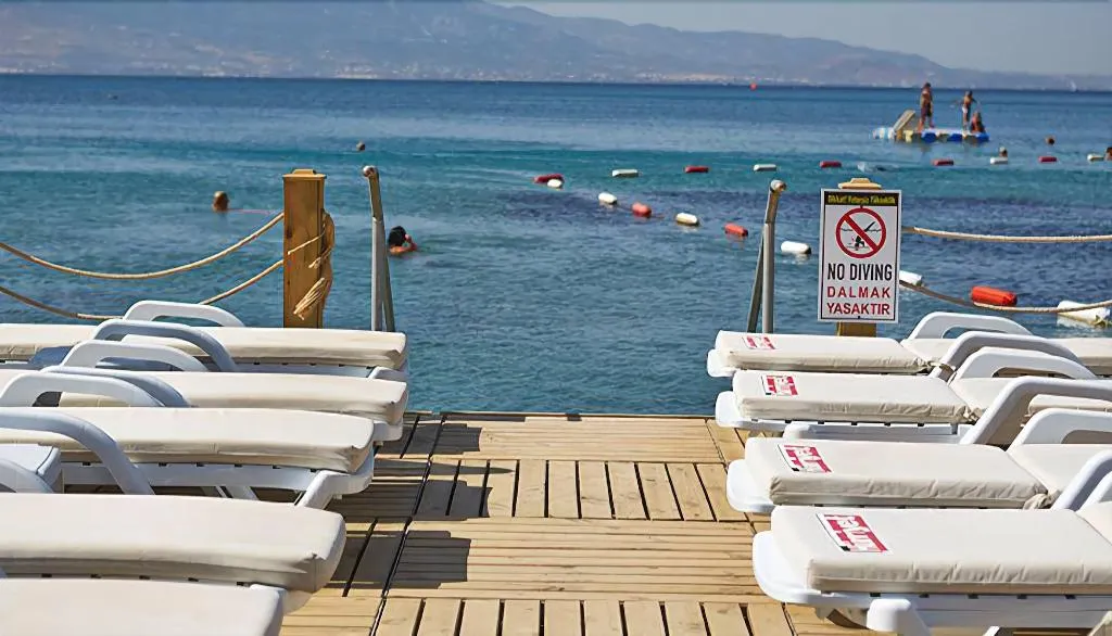 Terrace, Meteor Beach Hotel, Bodrum