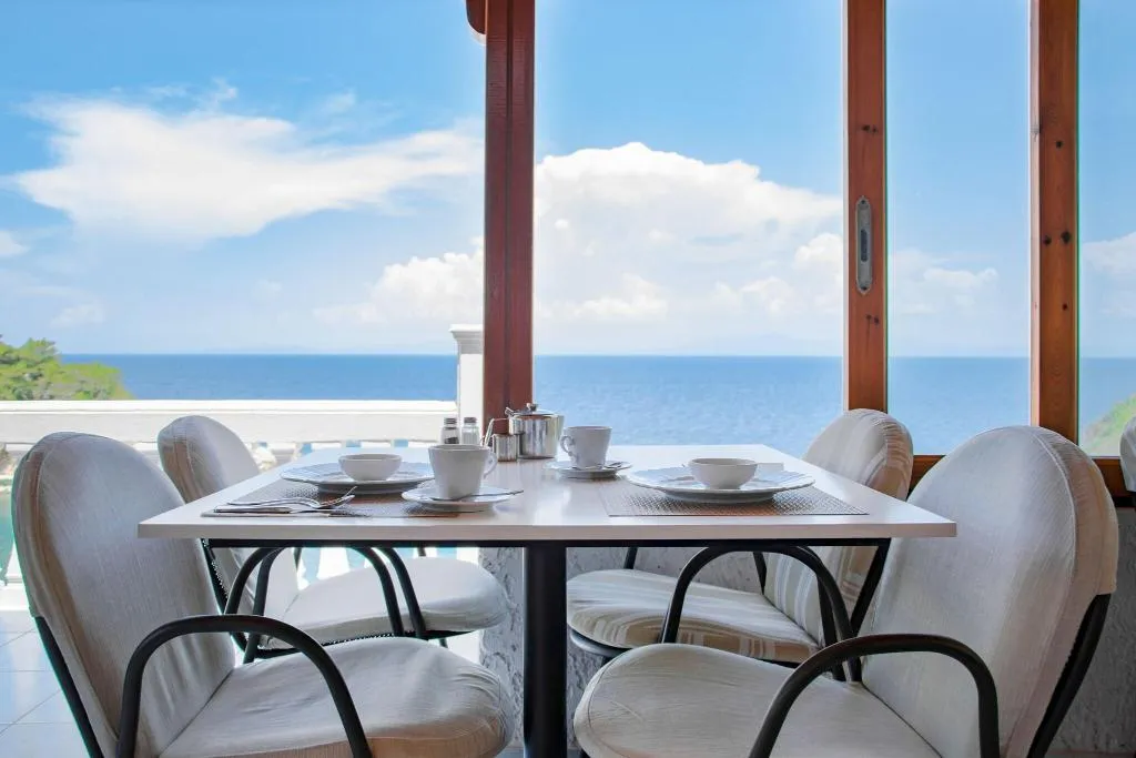 Terrace, Sunrise Beach, Samos