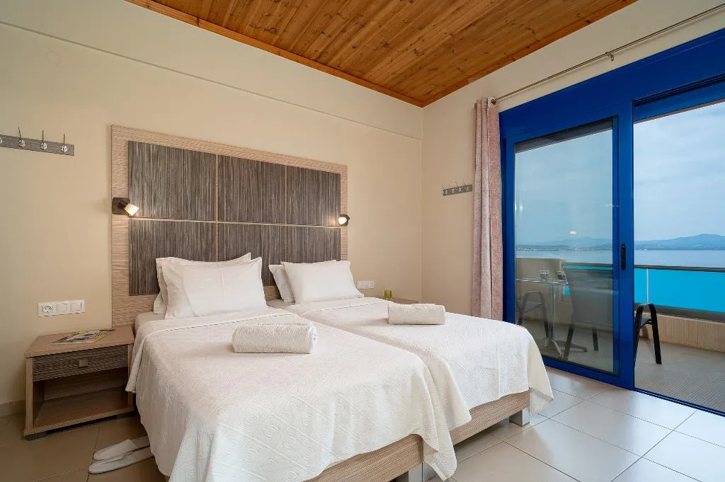 Double or Twin SUPERIOR SEA VIEW Room, Minos Boutique Hotel Agia Galini, Crete