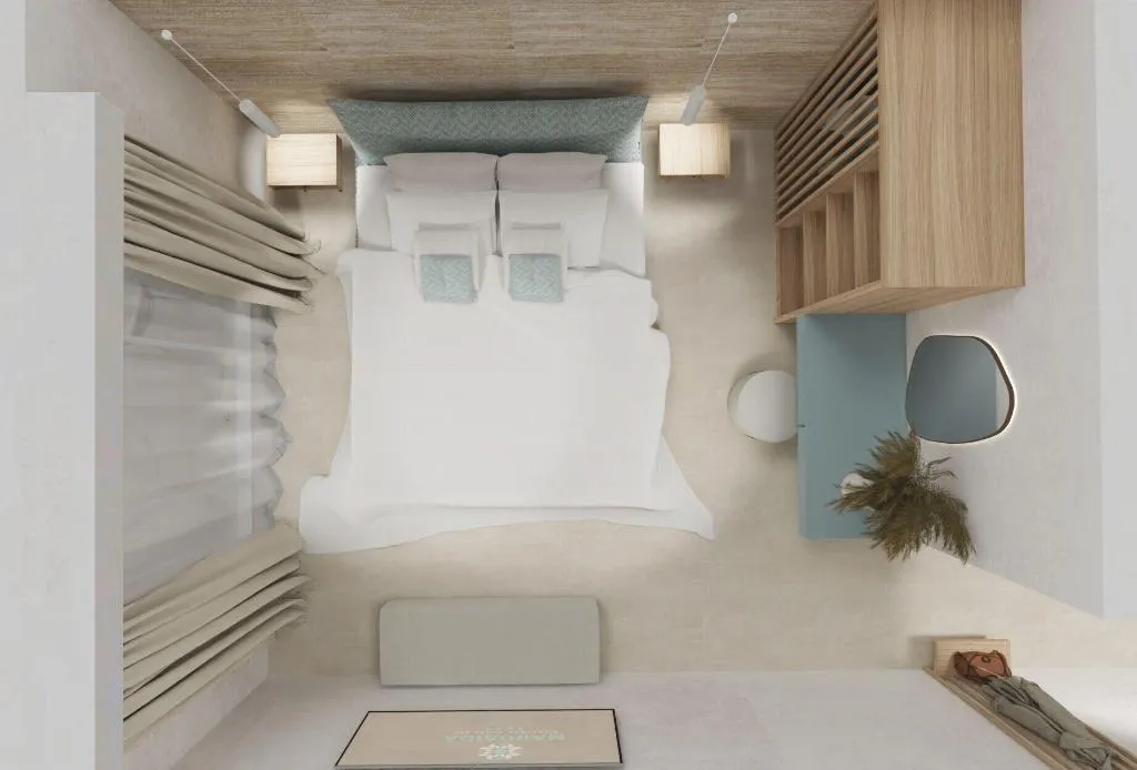 DOUBLE DELUXE SEA VIEW Room, Margaida Boutique Hotel & Spa, Nuoro
