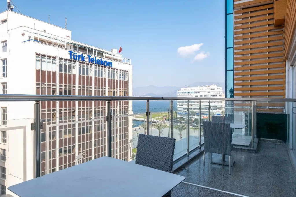 DOUBLE SEA VIEW WITH BALCONY Room, Hotel Bulvar, Izmir