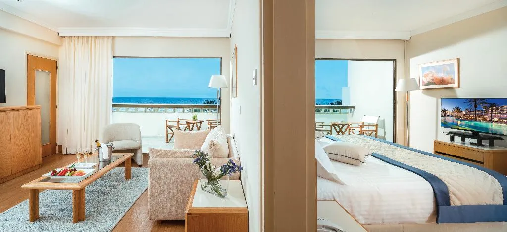 FAMILY ROOM SEA VIEW Room, Constantinou Bros Athena Beach Hotel, Cyprus