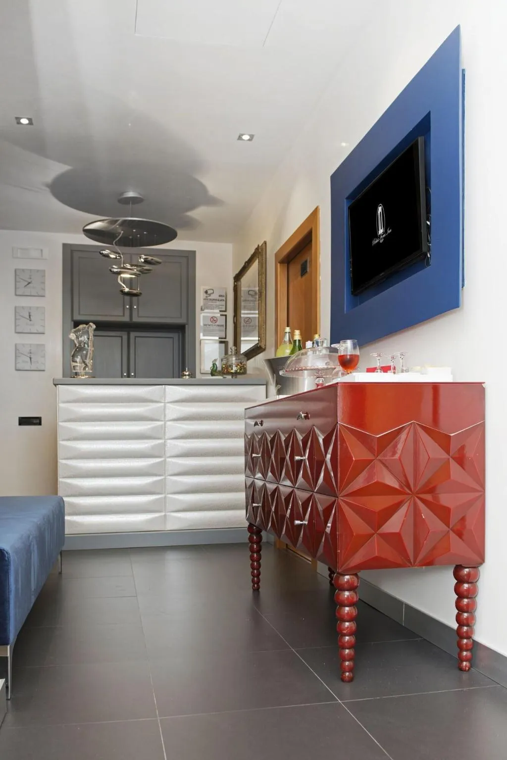 Lobby, Relais Forus Inn, Rome
