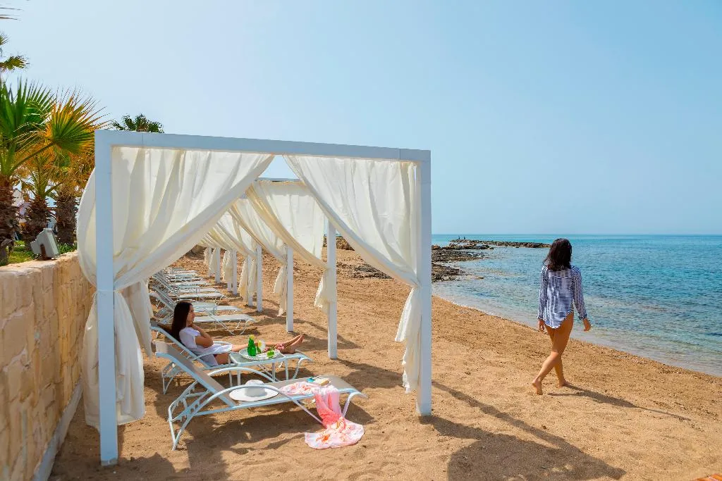 Beach, Aquamare Beach Hotel & Spa, Cyprus