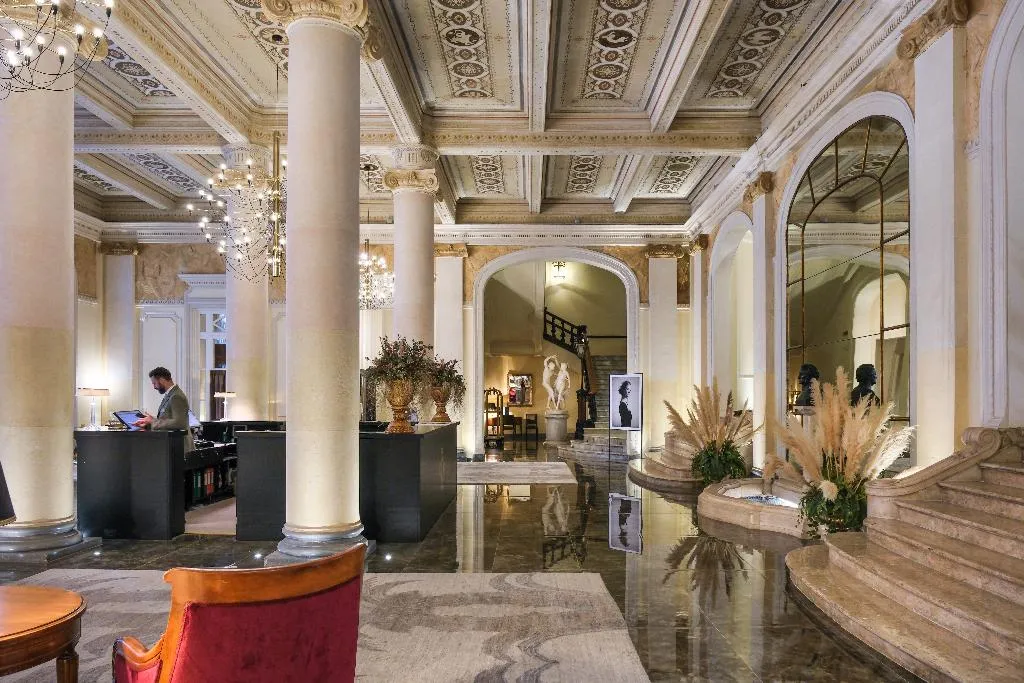 Lobby, Grand Hotel et des Palmes, Palermo