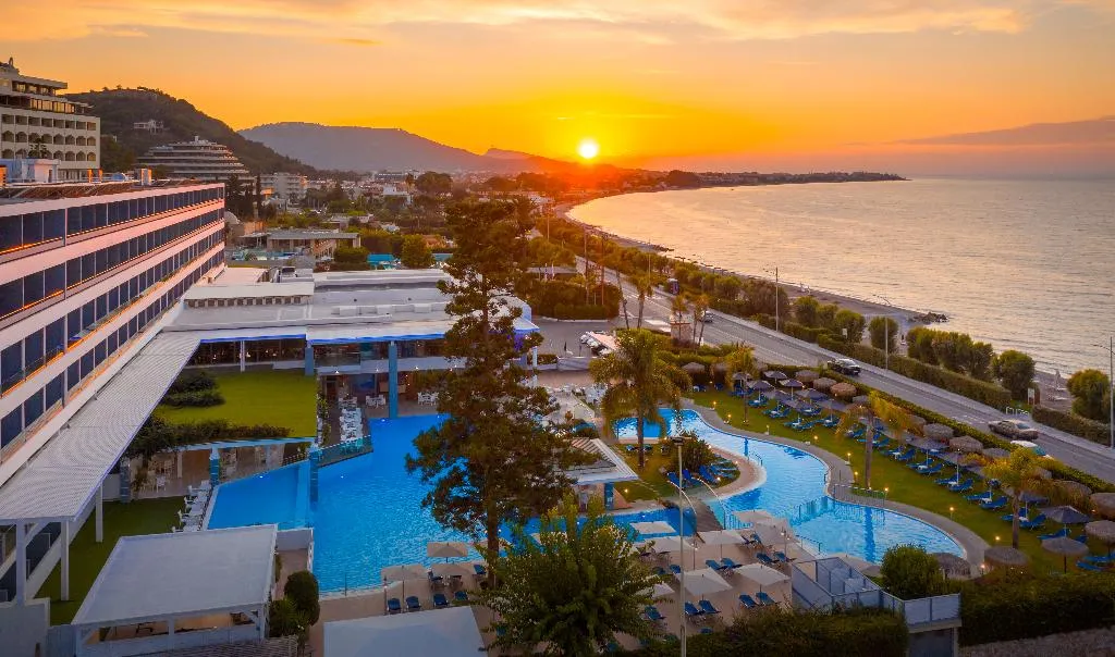 General view, Oceanis Beach, Rhodes