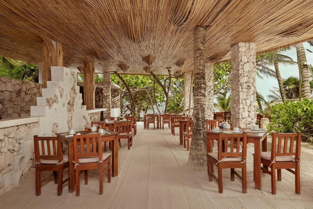 Restaurant, Hotel Dos Ceibas Eco Retreat Tulum, Cancun Area