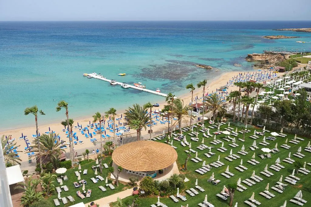 Beach, Sunrise Beach Hotel, Cyprus