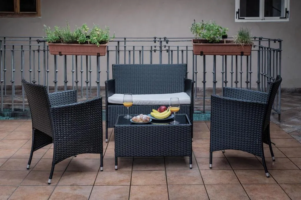 Terrace, Boutique Apartments White Swan, Prague