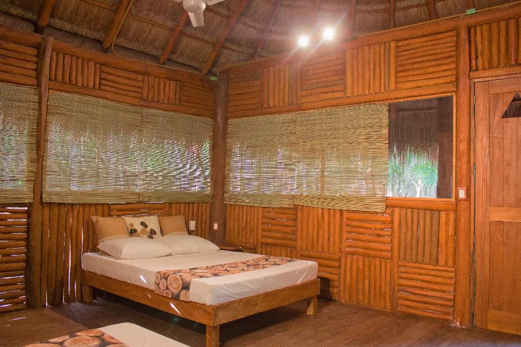 QUADRUPLE KING SIZE BED Room, Aldea Maya-Ha Cabañas Con Cenotes, Cancun Area