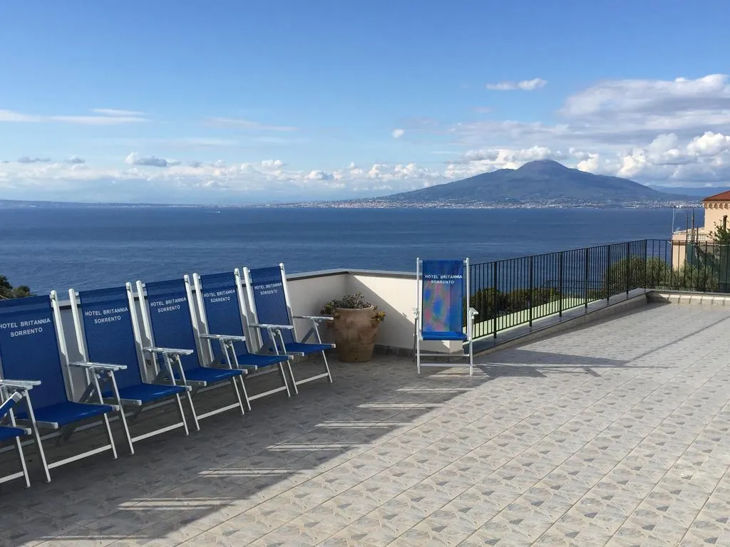 Terrace, Hotel Britannia, Naples