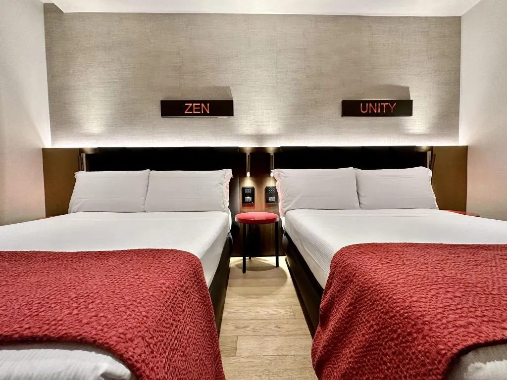 FAMILY ROOM TWO DOUBLE BEDS Room, The Market Urban Hotel, Florence